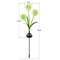 2-pack Solar Dandelion Light Garden Decor With 2 Working Modes For Path, Yard, L