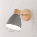 Nordic Metal Iron Macaron Chambre De Chevet Applique Murale Moderne Simple E27 B