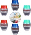Mini Wasserhahn Wasserfilter,betoy 6 Stck Aktivkohle-runder Hahn Wasser Filter -
