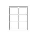 Premium Label Supply White Sticker Fba Labels 4" X 3.33" Laser/inkjet Compatib