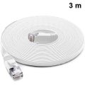 Cat6 Flat Shielded Rj45 Ethernet Patch Network Cable Plated Stp Wires
