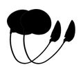 Women Strapless Self Adhesive Reusable Padded Invisible Sticky 2black