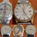 4 Swiss + 1 Romanian (rare) Watches