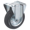 Caster Fixed Rubber 70kg 80mm LONGWAY