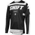 Motocross Jersey Shift 3LACK Strike Black / White