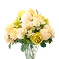 SOGA 3pcs Artificial Silk with 15 Heads Flower Fake Rose Bouquet Table Decor ...