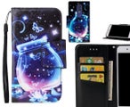 Alcatel 1x Case wallet fine leather case printed