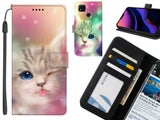Xiaomi Redmi 10A case leather wallet case printed ID