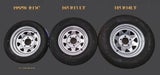 Galvanised Trailer Wheels &amp; Tyres