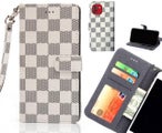 Samsung Galaxy A03 Case Grid Wallet Leather Case
