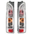 Suitable For Toyota HiAce 2004 to 2019 Tail lights Crystal Clear