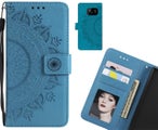 Galaxy S7 edge Case Leather Wallet Case Mandala Embossed