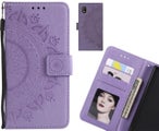 Vodafone P11 Case mandala embossed leather wallet case