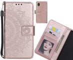 Vodafone P11 Case mandala embossed leather wallet case
