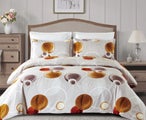 LIVEINSTYLE 1000 TC 3P DUVET COVER SET #02A QUEEN
