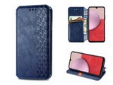 Slim PU Leather Stand Wallet Case Cover for Samsung Galaxy A14 5G Blue