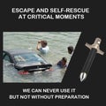 Automobile self-rescue tool car escape