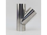 1pcs 304 Stainless Steel Sanitary Grade Type Three-way Welded Pipe Universal