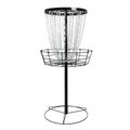 24-CHAIN PORTABLE DISC GOLF BASKET TARGET BLACK