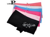 LOBBPAJA 6PCS/Lot New Cotton Underwear Women Girls Shorts Boxers Ladies Panties