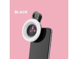 15X Macro Lens Mobile Phone HD Camera Lens With LED Ring Flash Light Smartphone