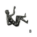 Creative Rock Climbing Man Resin Background Wall Hanging Decoration