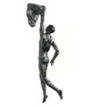 Creative Rock Climbing Man Resin Background Wall Hanging Decoration