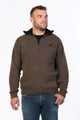 Tasman Dual Layer Wool/Possum Zip Neck Jersey MKM ORIGINALS