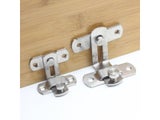 Stainless Steel 90 Degree Hasp Latches For Sliding Door Chain Lock Security