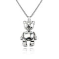 2 Pieces Of Joint Movable Bear And Robot Necklace Personality Simple Hip-hop All