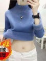Fitshinling High Turtleneck Women's Sweater Winter Slim Sexy
