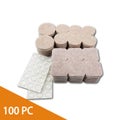 NEW 100 Felt Pads Self Adhesive Black Sticky Furniture Floor Protectors