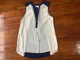 100% silk sleeveless top