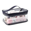 2 Transparent Cosmetic Bag Waterproof Handbag Portable Travel Work Cosmetic Bag