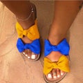 Women Sandals Summer Sandals Casual Flat Shoes Female Bowknot Casual