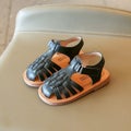 Summer New Kids Sandals Weave Closed Toe Boys Beach Sandals Soft