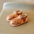 Summer New Kids Sandals Weave Closed Toe Boys Beach Sandals Soft