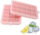 Ice Cube Tray With Lids, 2 Pack 30 Cubes Silicone Ice Tray Molds Easy Ice Remova