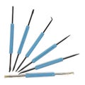 Soldering Iron Welding Set Brush Fork Cone Scraper Hook Pry Maintenance Aid Kit