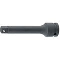KING TONY 1/2DR 6in EXTN BAR BLK W/BALL