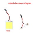1pcs Festoon LED COB C5W Signal Bulbs 31mm 36mm 39mm 41/42mm W5W Car