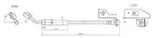 New *PROTEX* Hydraulic Hose - Rear For FORD FALCON AU2 2D C/C RWD