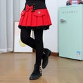 Winter Girls Warm Skirts Pants For Kids Patchwork Bowknot Princess