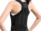 Adjustable Shoulder Back Brace Posture Corrector Lumbar Back Support Belt L Size
