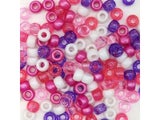401Pcs/Bag Hair Beads Beading Kits For Kids Hair Acrylic Rainbow Beads Elastic