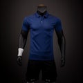 Summer Casual Polo Shirts Mens Short Sleeve T-shirts Button Down Work