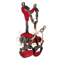 Full Body Mountaineering Safety Belt Professional Rock Climbing