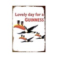 Funny Beer Metal Tin Sign Plaque Metal Plate Vintage Iron Poster Wall