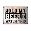Funny Beer Metal Tin Sign Plaque Metal Plate Vintage Iron Poster Wall