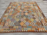 Afghan Hand Made Choubi Kilim Rug Size: 284 x 258cm